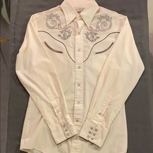 Embellished pearl snap